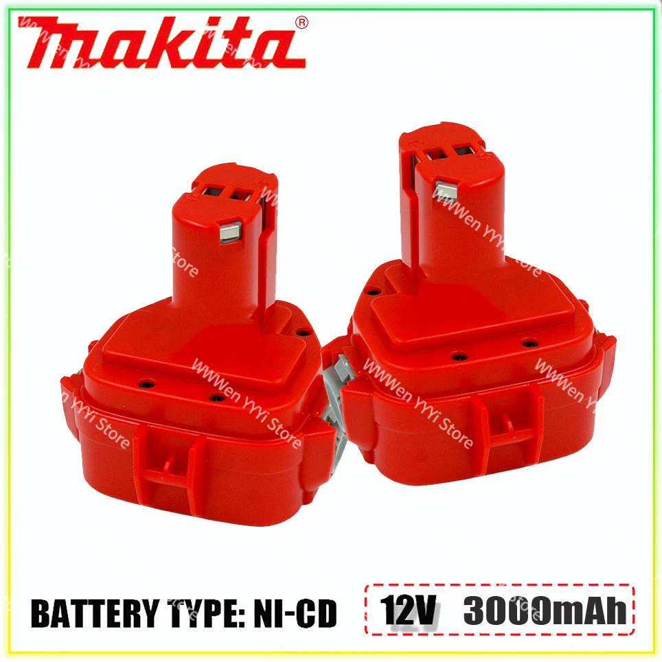 

12V Makita 3000mAh Ni CD Rechargeable batteries Replacement Battery 12V Power Tools Bateria PA12 1220 1222 1235 1233S 6271D