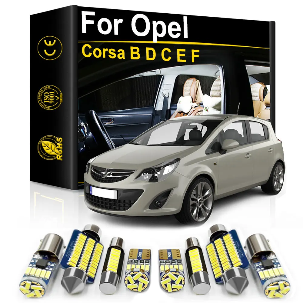 

Interior LED Light For Opel Corsa B D C E F For Vauxhal 1994 1998 2000 2002 2004 2008 2015 2016 2017 2020 Accessories Canbus