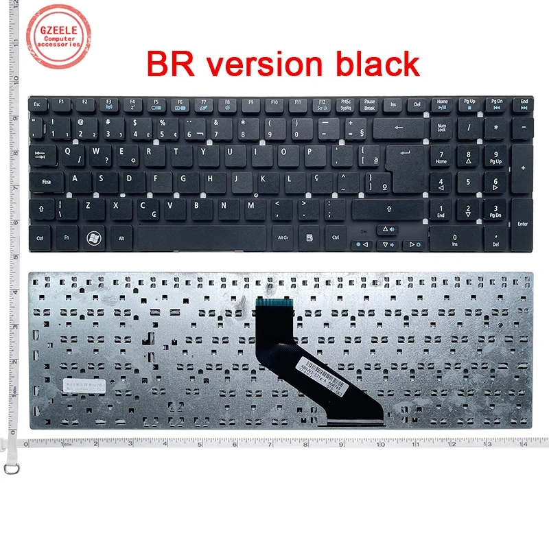 Новая клавиатура для ноутбука Бразилия/BR для Acer Aspire E5-511 E5-511-P9Y3 E5-511G E1-511P E5-521G E5-571 E5-571G ES1-512 ES1-711 ES1-711G