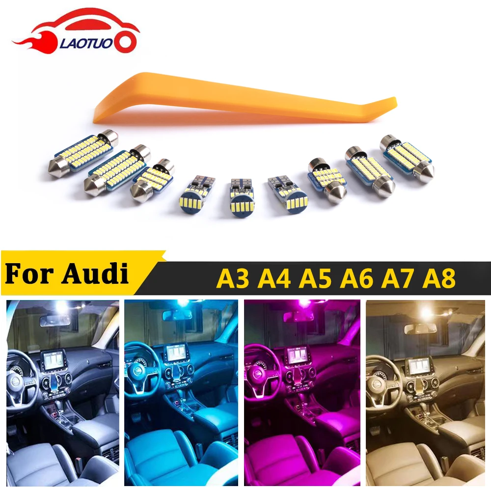 LAOTUO лучший Canbus для Audi A3 8L 8V 8P A4 B5 B6 B7 B8 A5 A6 C5 C6 C7 A7 A8 D2 D3
