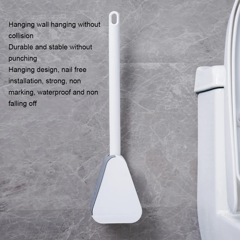 

Toilet Brush Clean Tool Dust Remover Handily Gripped Multipurpose Practical Groove Wiper Softness No Scratches White