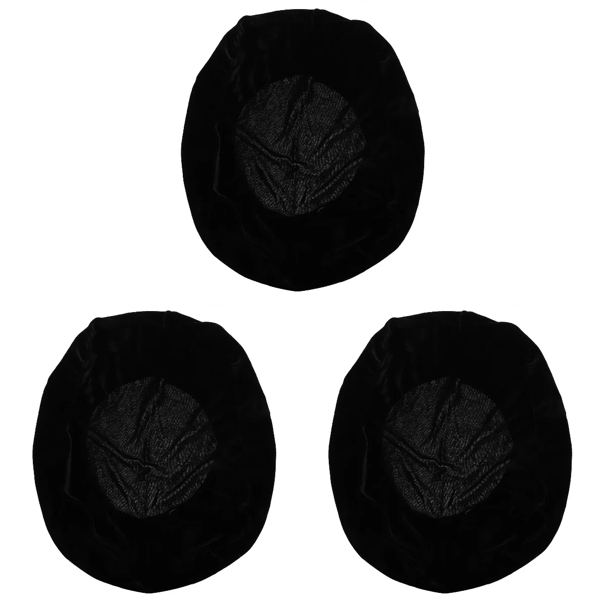 

3 pcs Versatile Musical Instrument Dust Cover Folk Guitar Bass Cover (Black)
