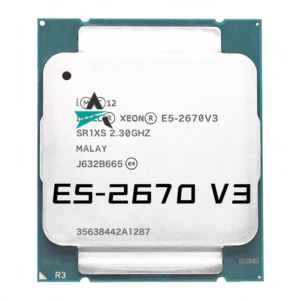 

Used Xeon CPU official version E5-2670V3 SR1XS X99 2.30GHZ 30M 12-CORES E5 2670 E5-2670 V3 LGA2011-3 processor E5 2670V3 CPU