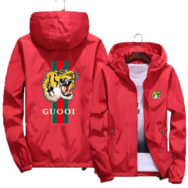 

Women's Coat Spring 2022 New Student Couple Trend Thin Spring and Autumn Hooded Youth Jacket Men's Wear