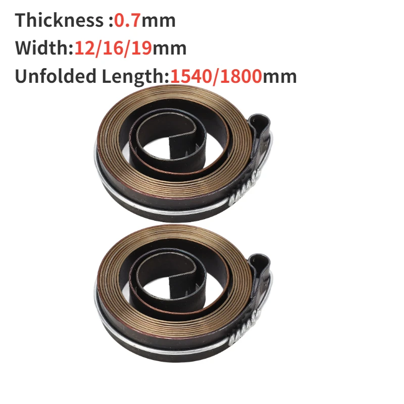 

1Pc Clockwork Spring Milling Drilling Machine Springs Drill Press Quill Feed Return Coil Assembly Inside Hook Outside Hook