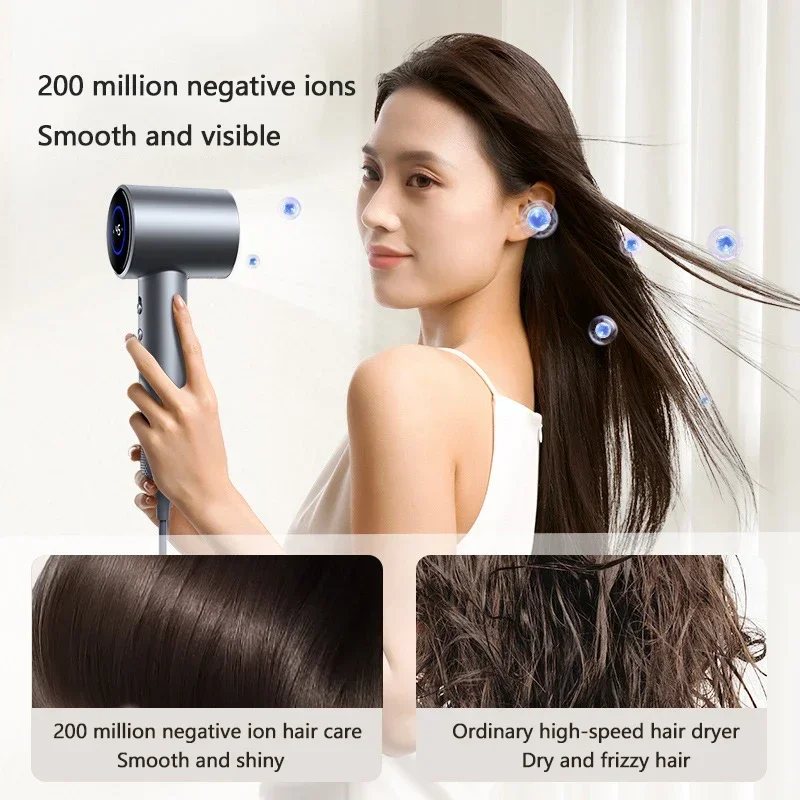 Новый высокоскоростной фен с отрицательными ионами 220 В 1600 Вт мощный сенсорный
