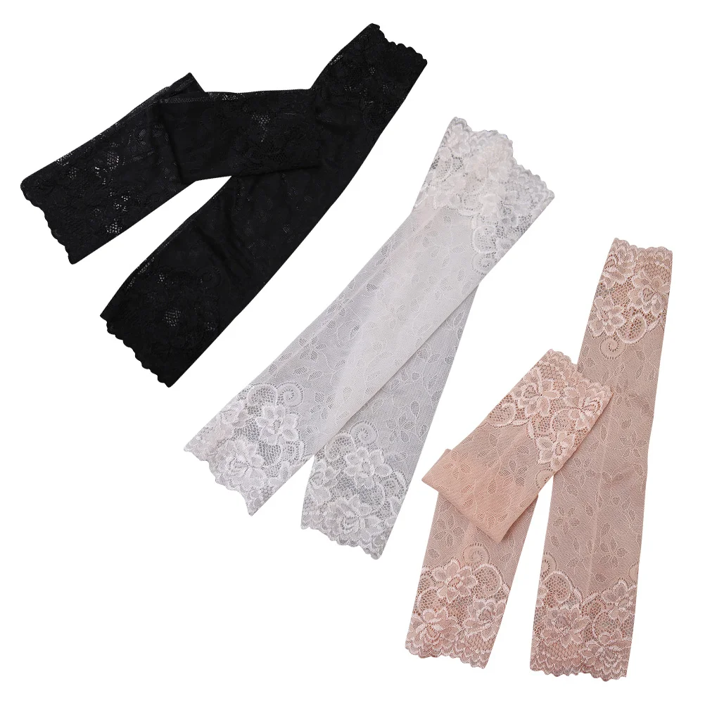 

Arm Sleeve 3 Pairs Sun Arm Protector Elastic Elbow Cooling Arm Sleeves for Woman Sun Protection