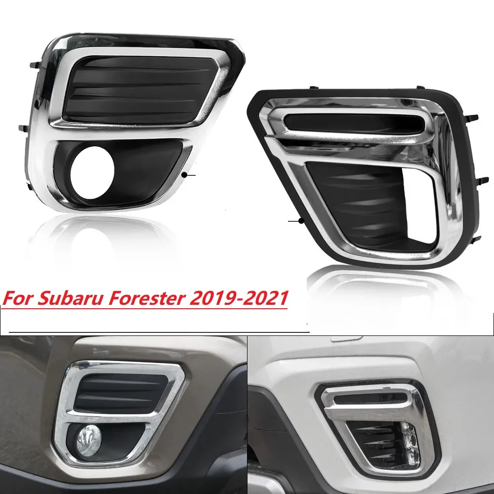 

Front fog light frame bumper light decoration cover bumper light cover For For Subaru Forester 2019-2021