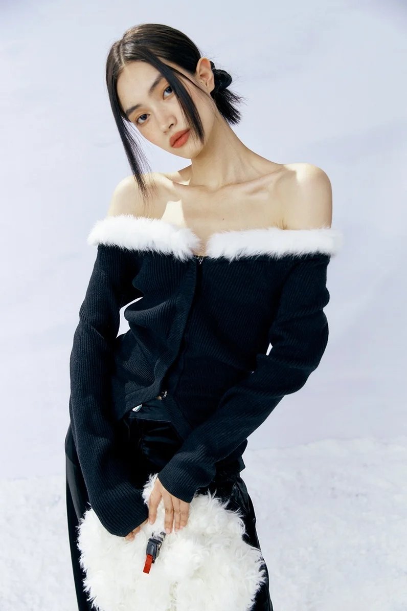 Серия Shanhe осень элегантный ретро пикантный Мягкий Вязаный облегающий кардиган с