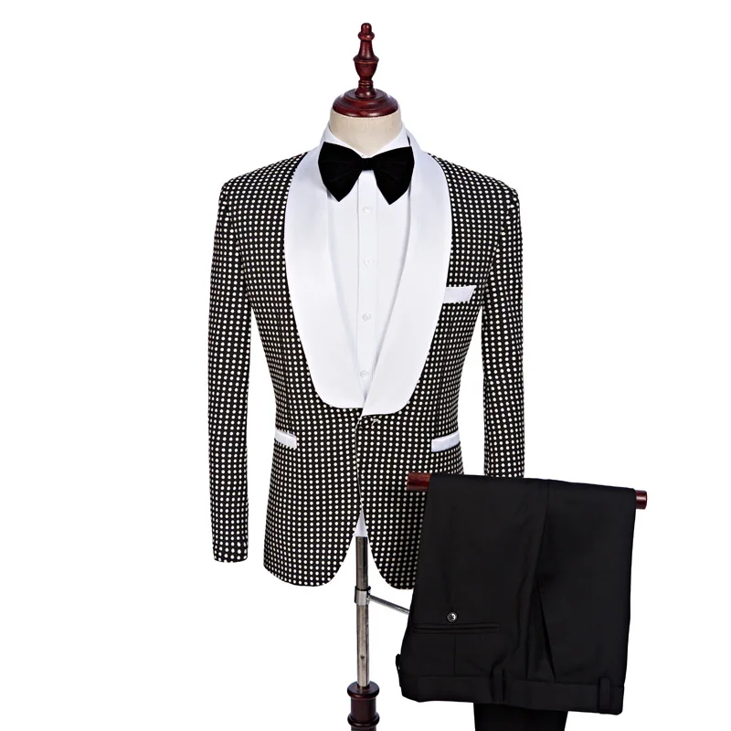

Custom Made Groom Wedding Dress Blazer Pants Business High-end Classic Dress Trousers SA05-83999