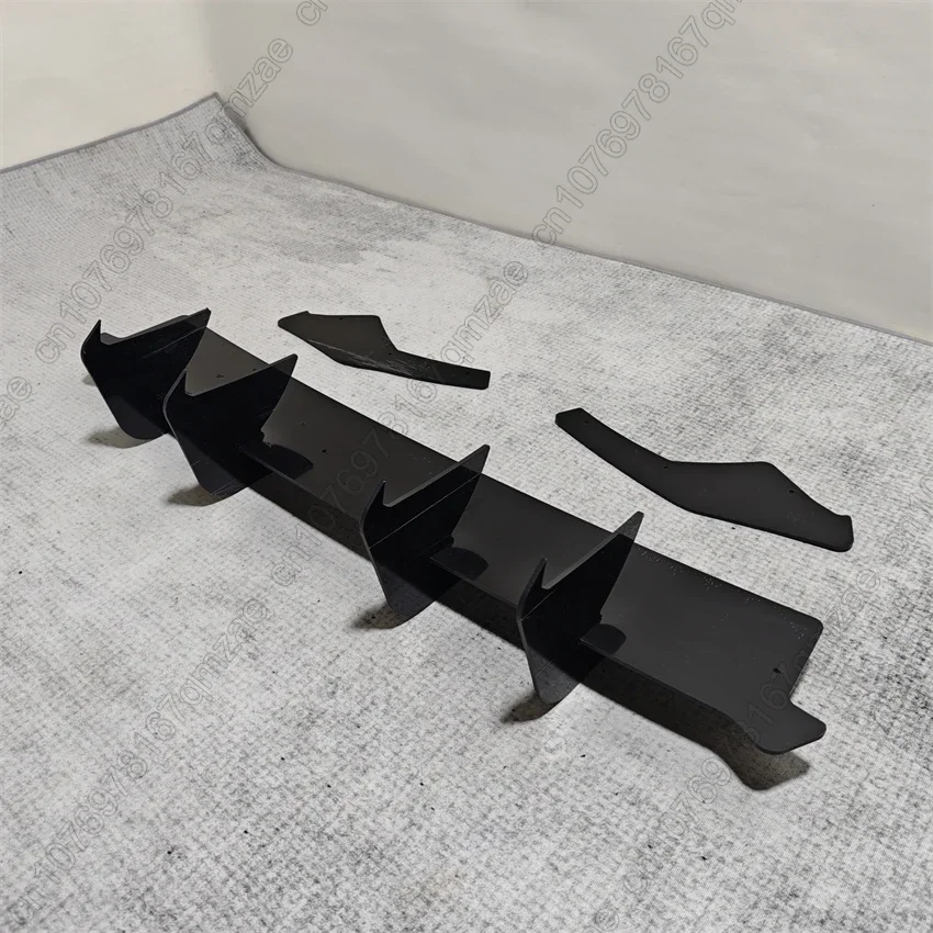 Заводская черная защита для задней губы в стиле MAX задний бампер диффузор VW Golf MK8