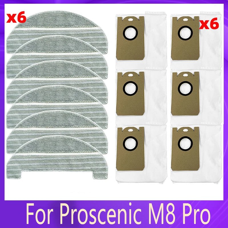 

Dust Bag Mop Cloth Rag Replacement for Proscenic M8 Pro Robotic Vacuum Cleaner Spare Parts Accessories