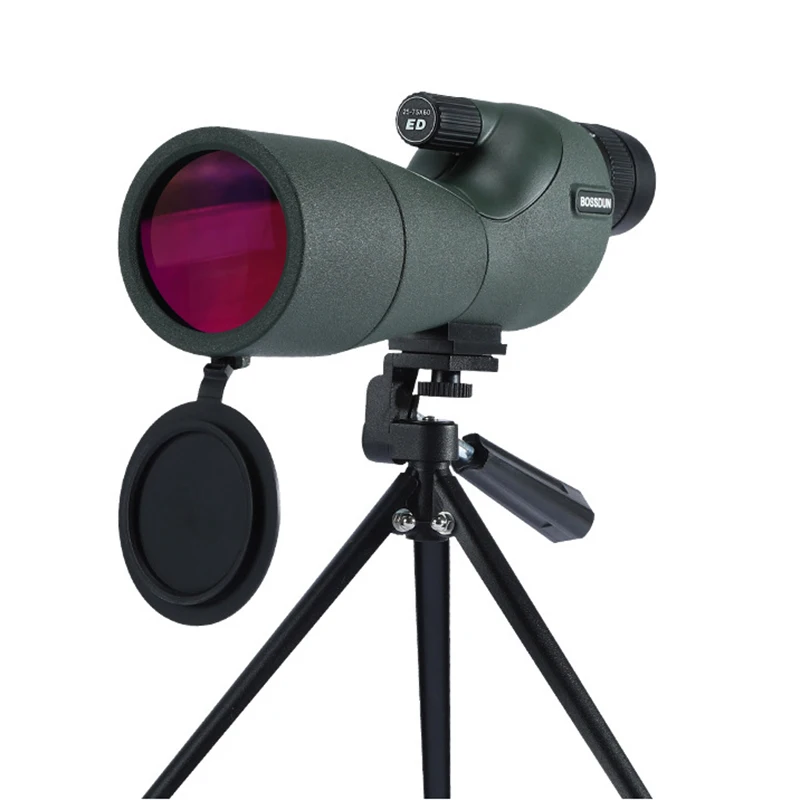

Telescope 25-75x60 Spotting Scope Monoculars Powerful Binoculars Bak4 FMC Waterproof with Tripod for Travel Camping Equipment