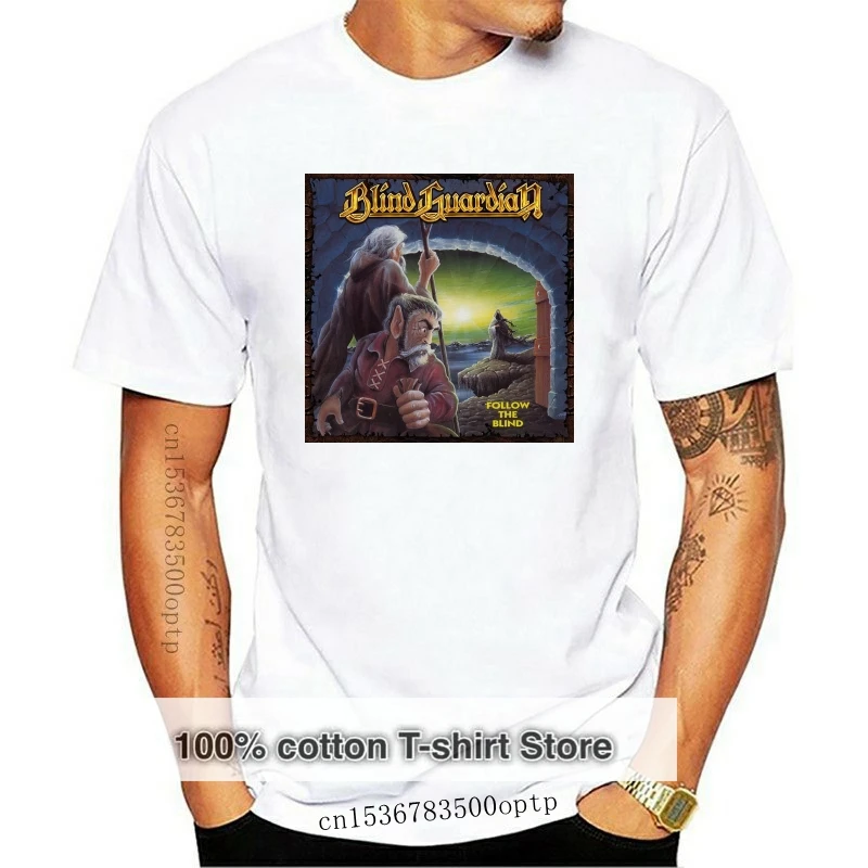 

New BLIND GUARDIAN Follow the Blind T-Shirt (Black) S-5XL Gift Print T-shirtHip Hop Tee Shirt2021 ARRIVAL tees tops wholesale
