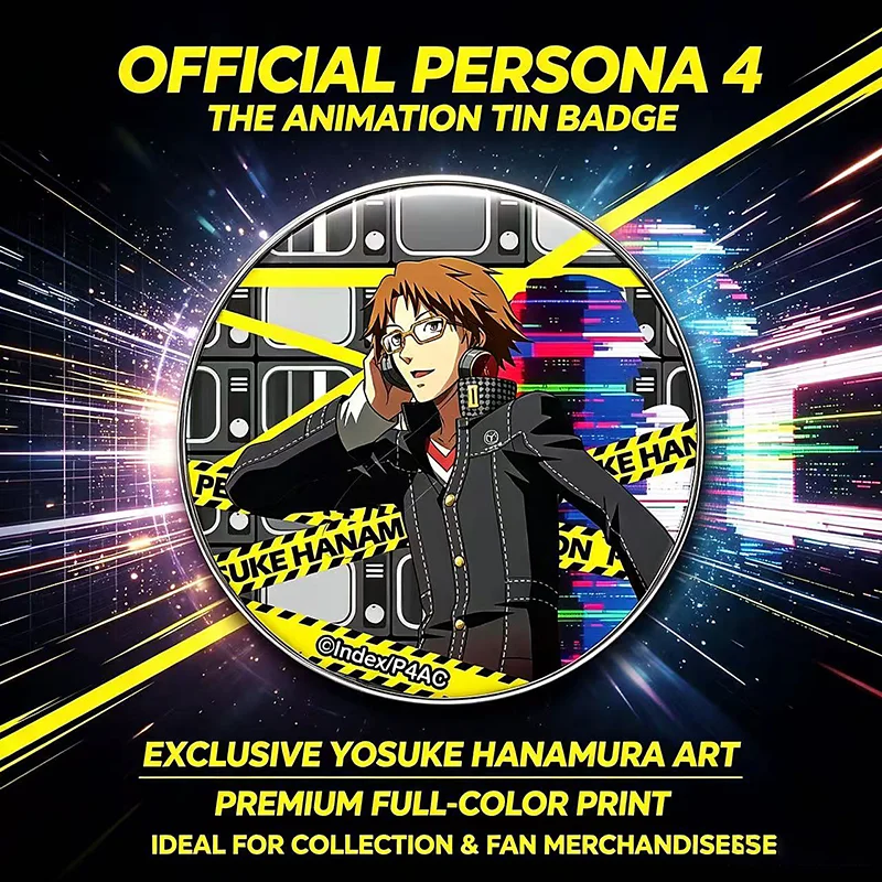 Фото Официальный набор значков Persona 4 The Animation, Ю Наруками и Чиэ Сатонака, аниме-атрибутика с персонажами №2