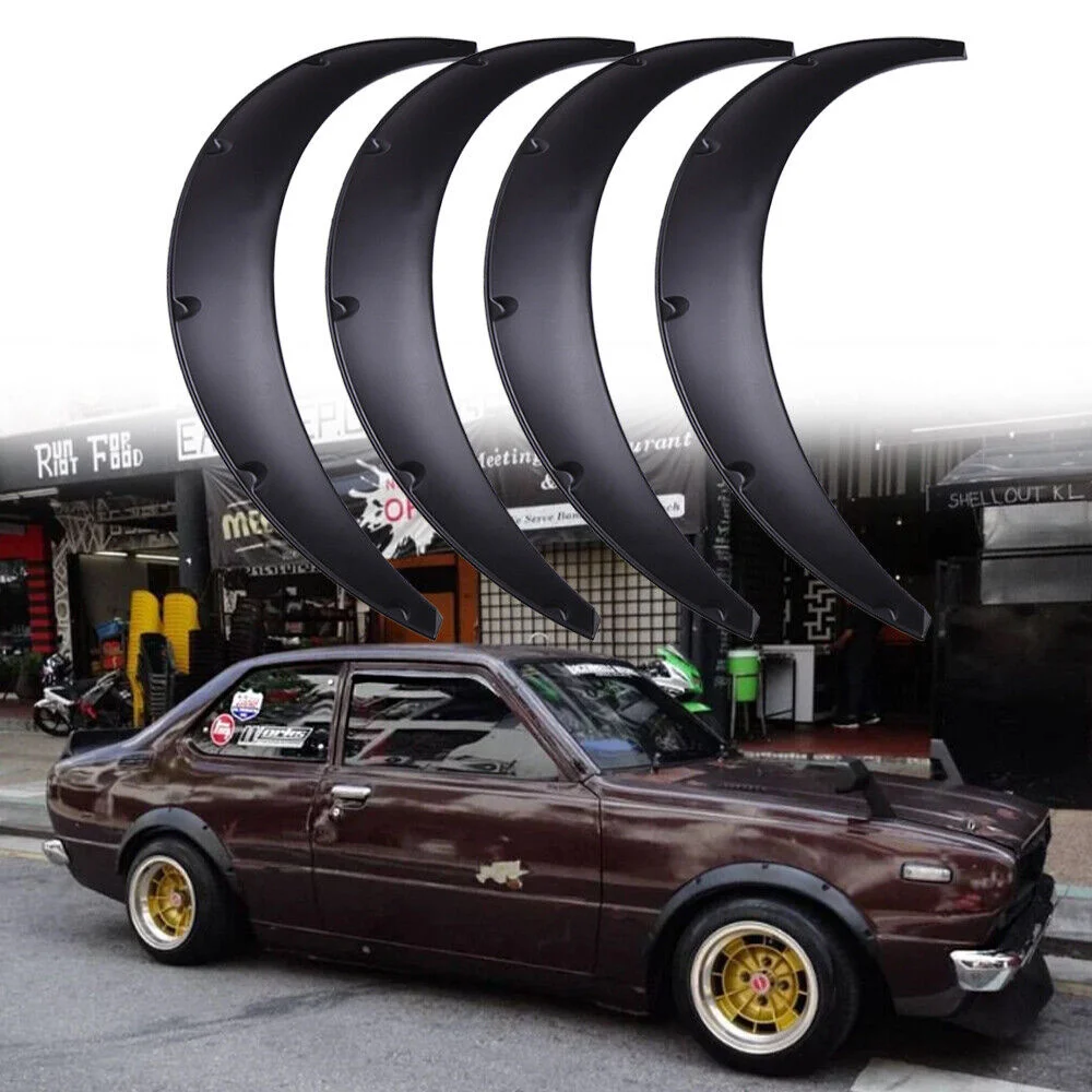 

4X 4,5 "накладки на крылья, комплект дополнительных накладок на колеса для Toyota Corolla KE25 KE30