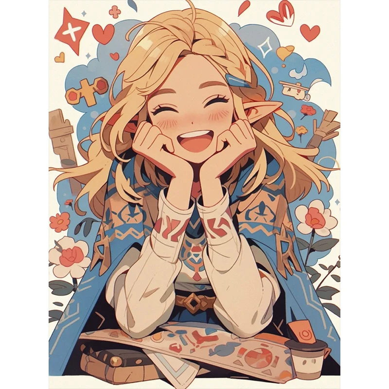 Горячие игрушки набор алмазной живописи Легенда о Зельде 5D ручная работа картина