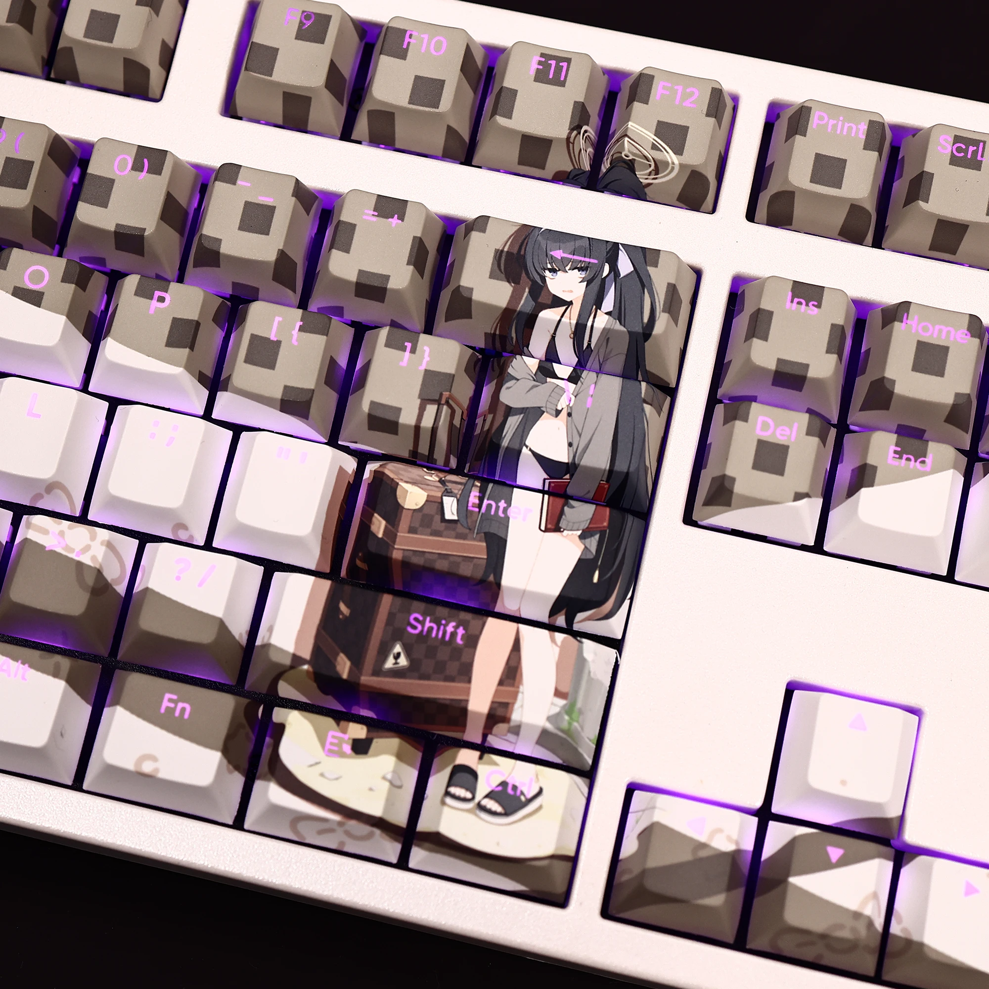 108 клавиш/набор колпачки для клавиатуры Kozeki Ui PBT