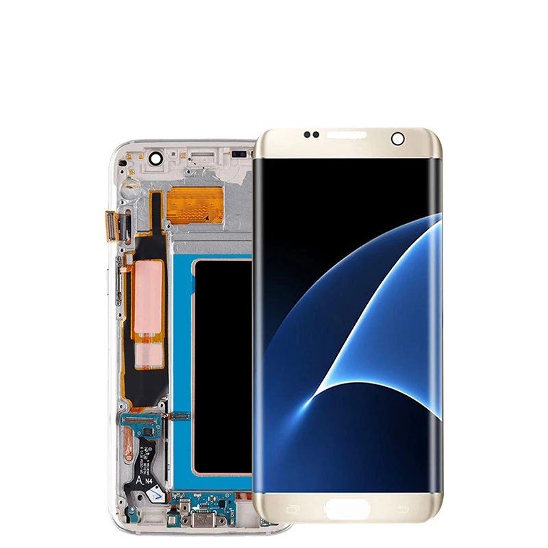 5 '𧄀% Оригинальный ЖК-дисплей без сгорания для Samsung Galaxy S7 Edge G935 G935F SM-G935FD