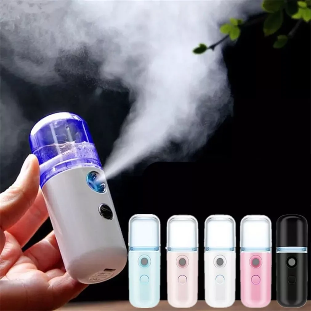 

Air Humidifier 30ml Mini Nano Facial Sprayer USB Nebulizer Purifier Aromatherapy Essential Oil Diffuser Water Replenishment