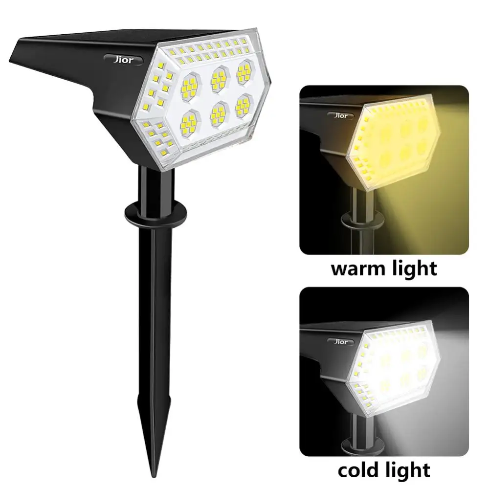 

Solar Charge Lamps 1.3w Energy Saving Light Control Button Switch Solar Charge Light Landscape Spotlight Abs Automatic Induction