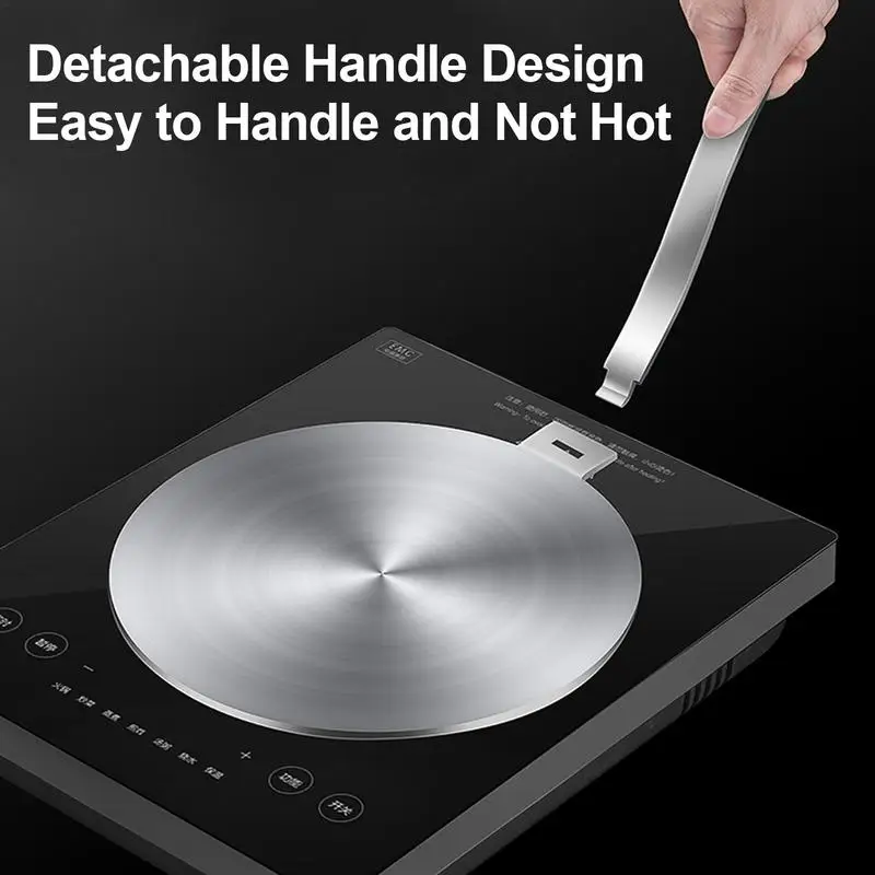 

Kitchen Induction Cooker Heat Conduction Plate Stainless Steel Heat Diffuser Ring Plate Induction Cooker Stove Protector Accesso