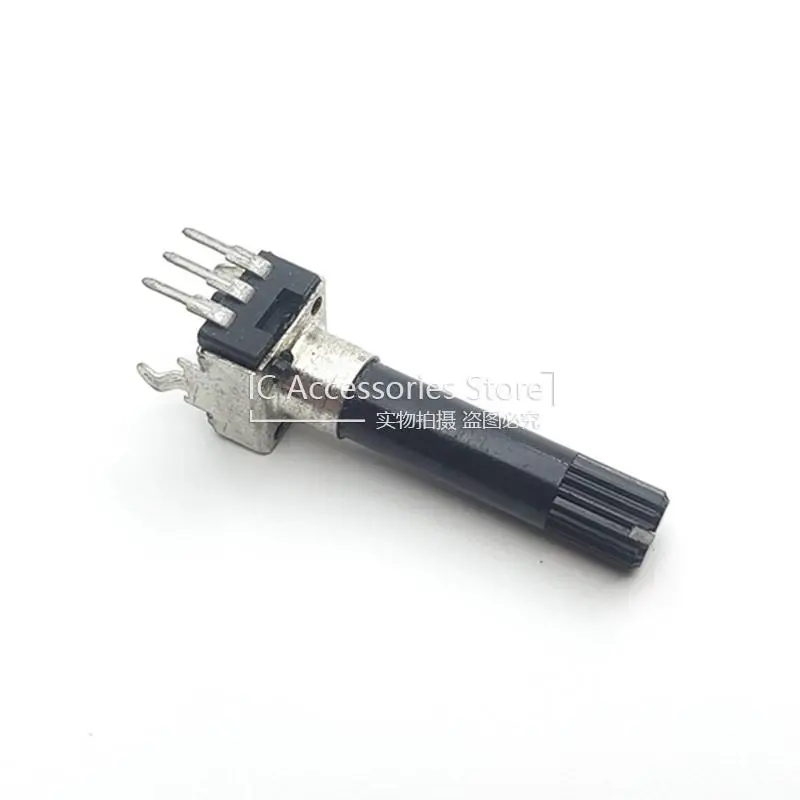 

5PCS RV09 Vertical Potentiometer Adjustable Resistance 3Pin B20K B203 With Midpoint Long Handle 28MM
