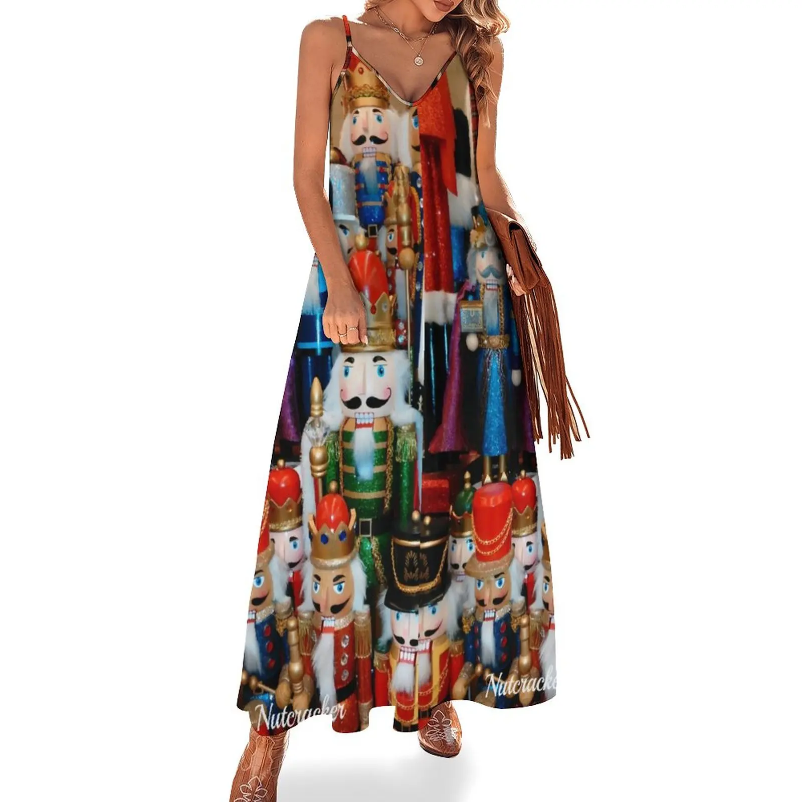 

Платье-макси в Корейском стиле, с принтом и графическим принтом