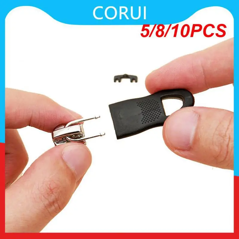 

5/8/10PCS Tab Bag Suitcase Backpack Tent Replacement Zipper 2023 Rope Tag Clothing Zip Fixer Pull Puller End Fit