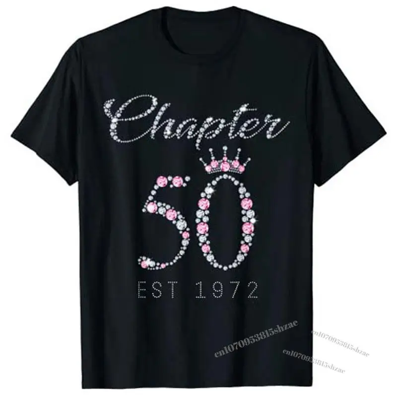 

Chapter 50 EST 1972 50Th Birthday Tee Gift For Womens T-Shirt