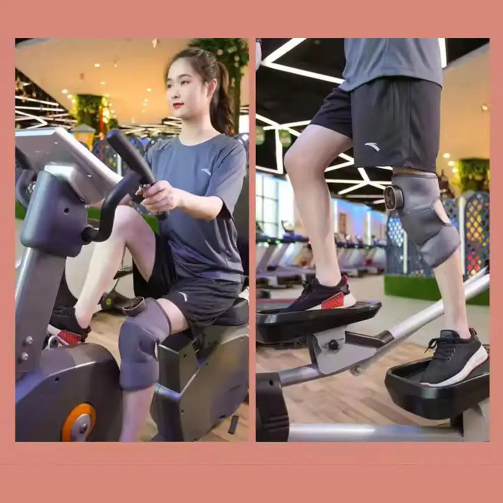 3 в 1 вибрационный массажер для колена с подогревом облегчения боли суставах