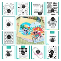 stamps and dies new arrival 2022 scrapbook diary decoration stencil embossing template diy greeting card dog days confetti 2022