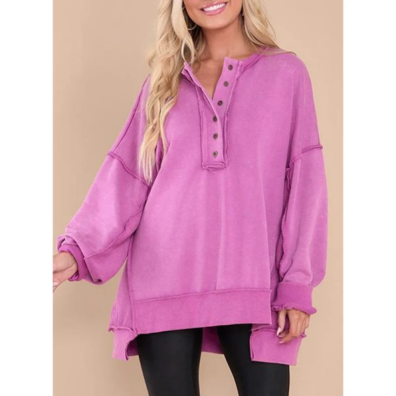 EVALESS женский свитшот большого размера повседневный пуловер с длинными рукавами и
