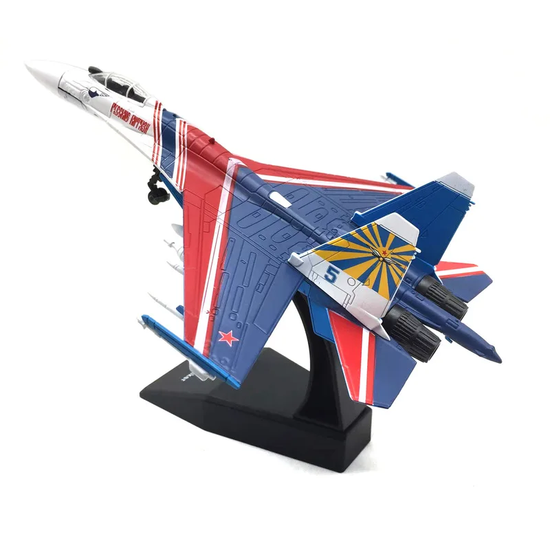 Nsmodel1/100su-35 Su-35 Русский воин Performance Team Моделирование Модель истребителя из сплава