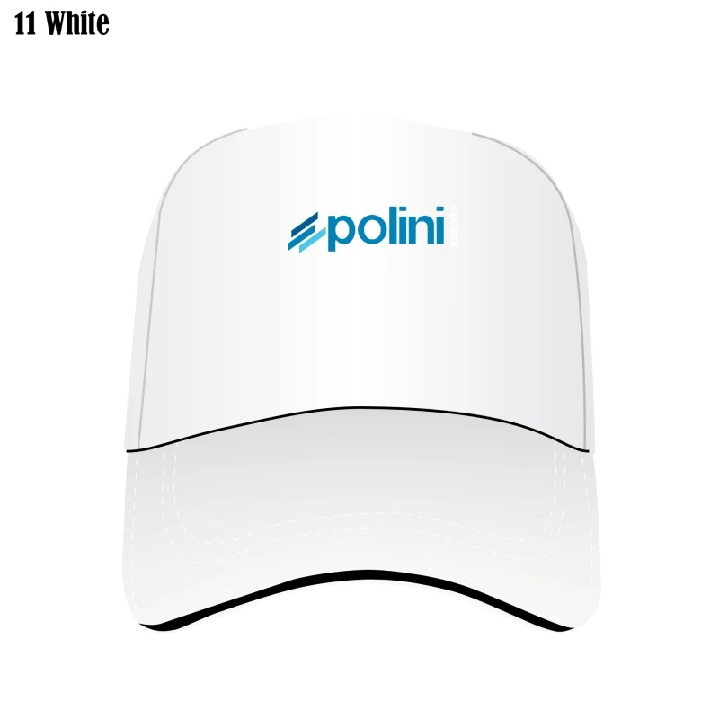 

Черная пользовательская шляпа Polini, Италия, скутер, гоночный скутер, индивидуальные мужские головные уборы купюр, один размер