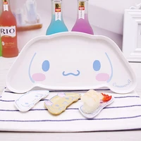 kawaii japan fruit plate serving kitchen accessories melamine cute big ear dog plate plate tableware dining bowl free shipping