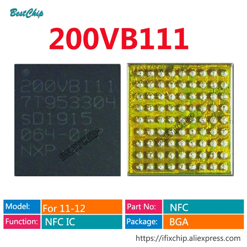 

2-10 шт. 200VB111 210VB11 4 NFC IC для iphone 11 12 Pro/Max Mini PRO MAX