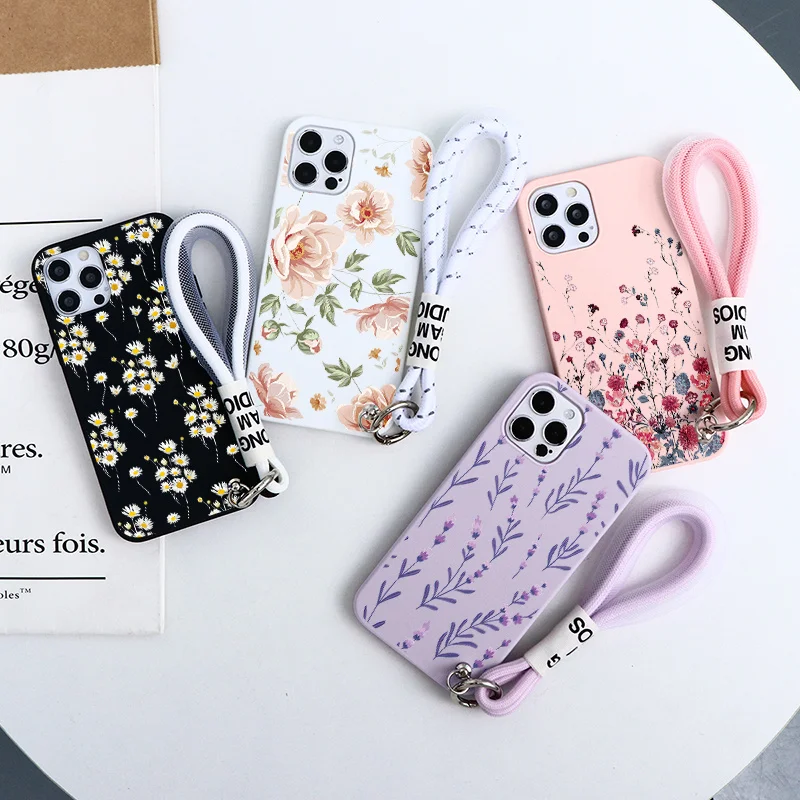 Винтажный чехол с цветами и листьями короткий Канатный рукав NFC подходит для millet