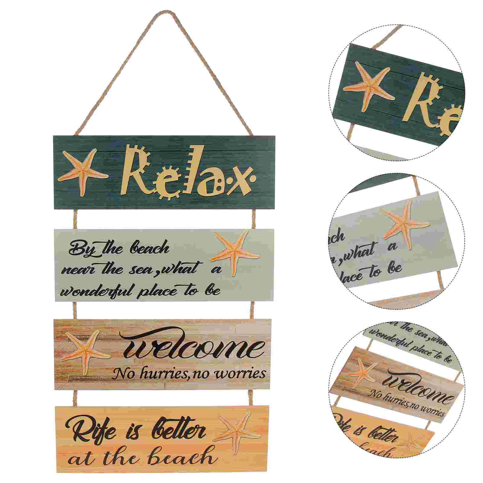 

Density Board Wall Pendant Rustic Style Wall Hanging Decor Indoor Decor