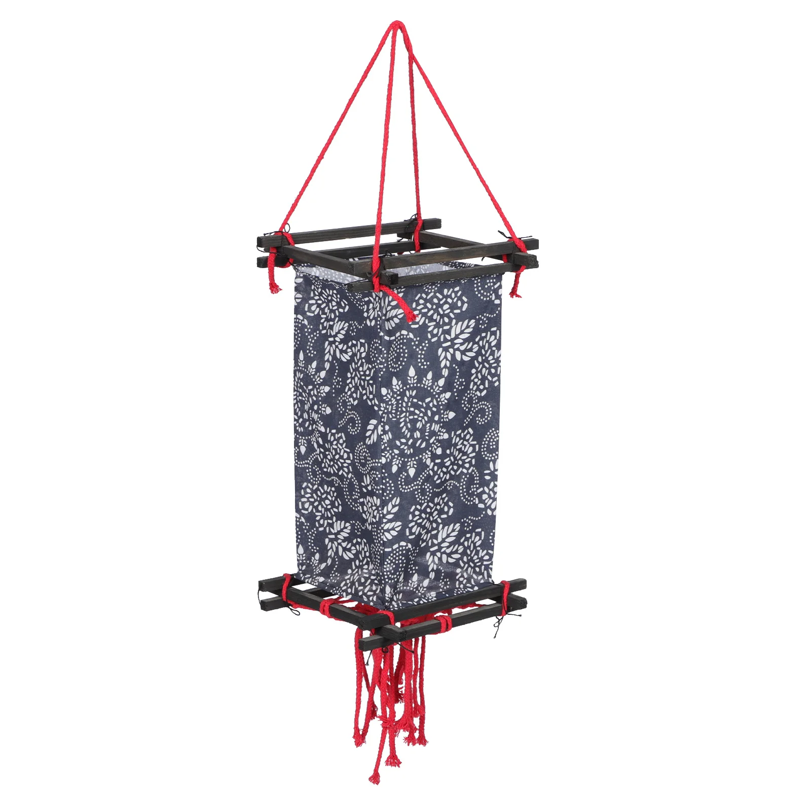 

Hanging Fabric Lantern Chinese Style Lamp Shade Retro Hanging Decor Ornament