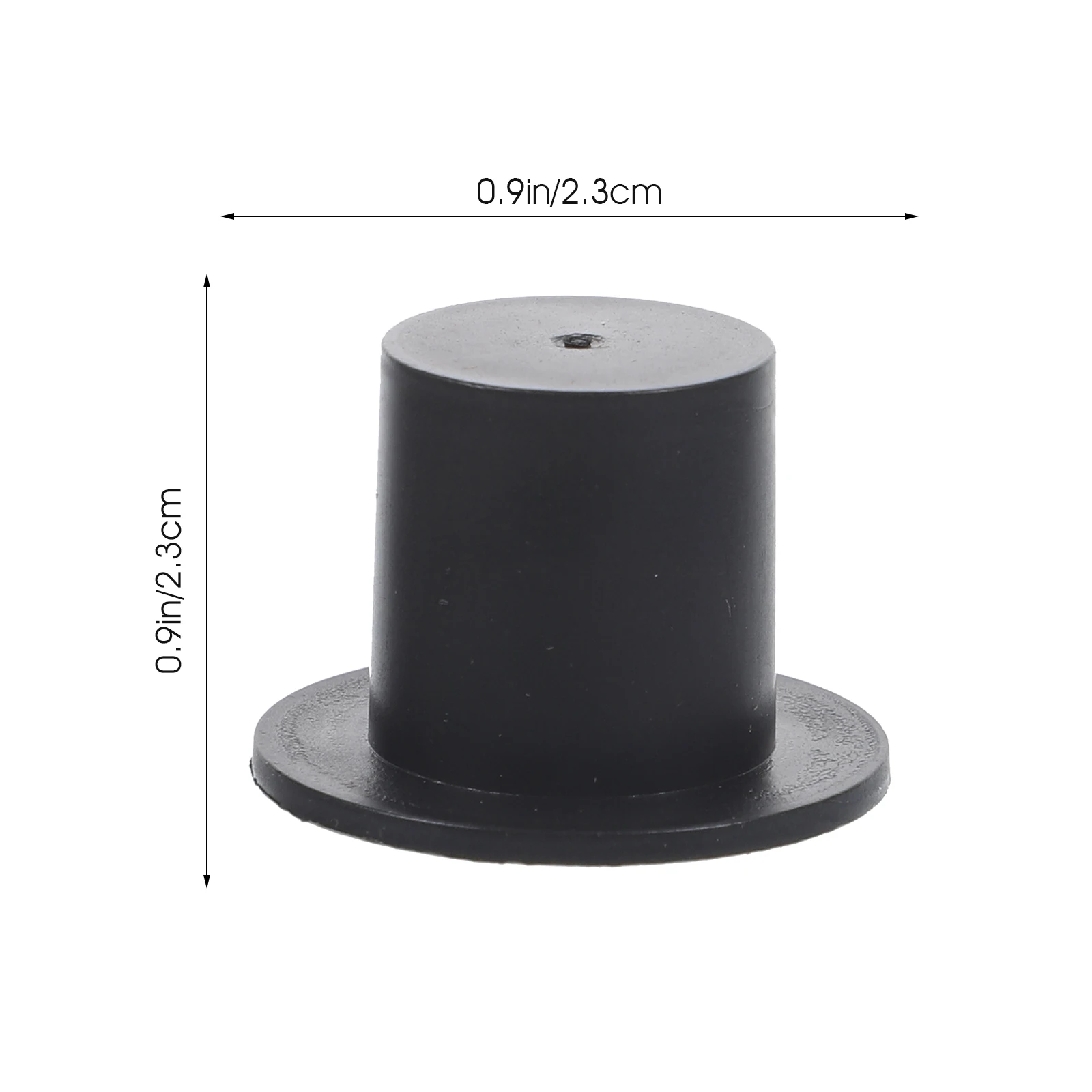 50 шт. мини-шляпа клоуна шляпа снеговика черная пластиковая аксессуары сделай сам