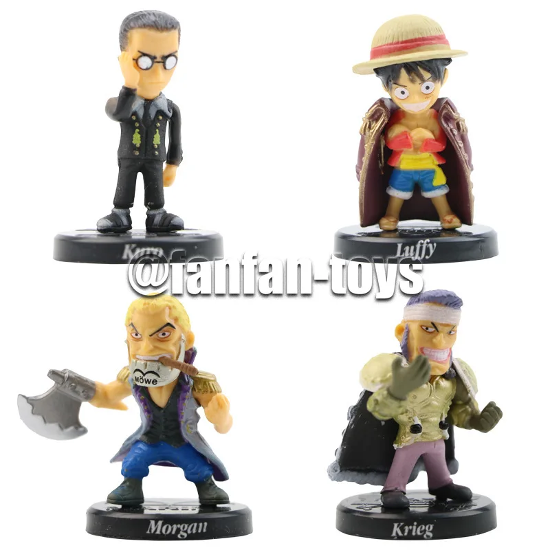 1Pcs Anime One Piece Figure Luffy Buggy Shanks Gekko Moria Figurine PVC Action Figures Collection Model Toys for Children Gifts images - 6