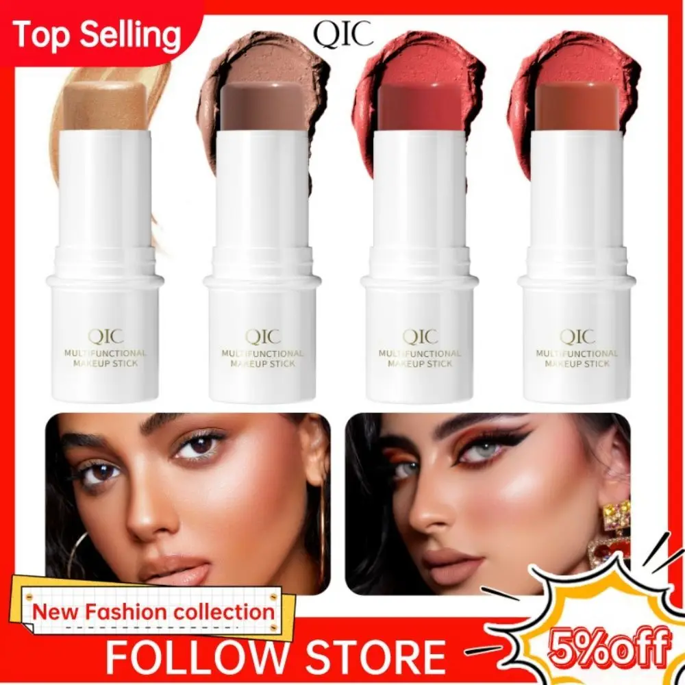 

Glitter Highlighter Bronzer Face Powder Contour Stick for Face Shimmer Powder Creamy Texture Female Face Makeup Women Cosmetics