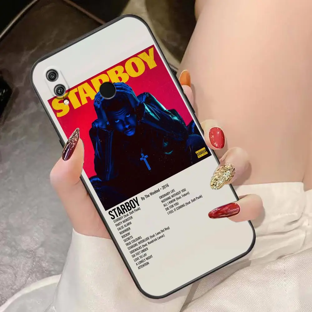 Case For HUAWEI Honor 9X 9 8X Max 80 70 60 50 30 20 10 10I NOTE 10 Lite Pro Case Funda Coque Shell The Weeknd Minimalist Poster