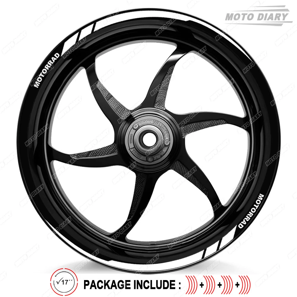 

Светоотражающая наклейка на колесо Motorrad, наклейка на мотоцикл, 17-дюймовый обод в полоску для K1600GT R1250RS R1200R S1000XR S1000RR F900R/XR F800R