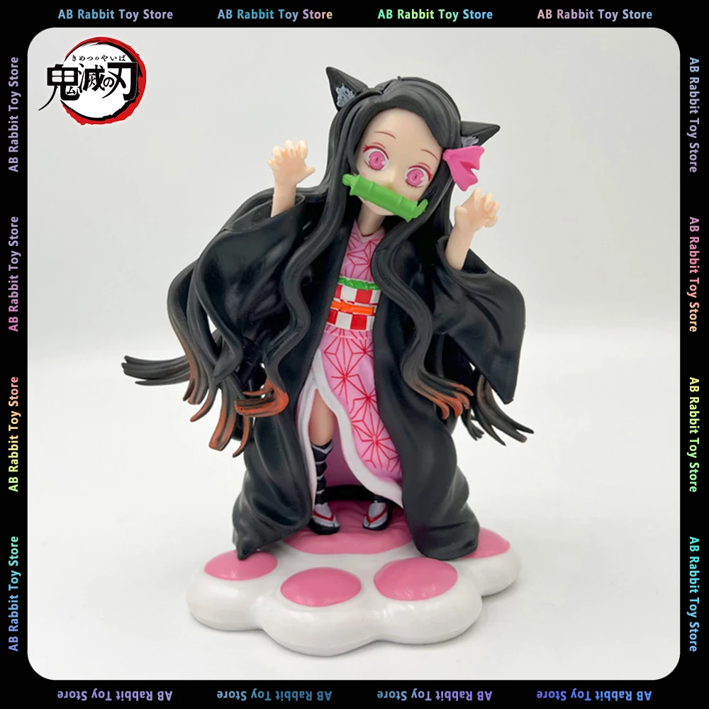 

15cm Demon Slayer Kamado Nezuko Figure Gk Kimetsu No Yaiba Statue Figurine Anime Pvc Model Doll Collectible Decoration Toys Gif