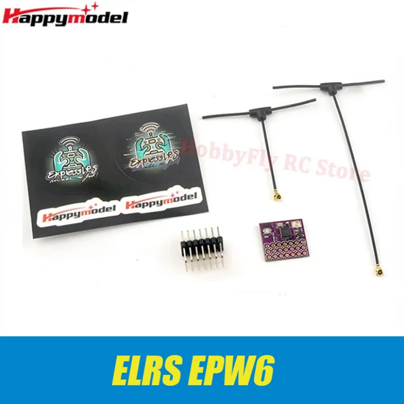 HappyModel ExpressLRS ELRS EPW6 TCXO 2 4 ГГц 6CH PWM приемник EPW5 Модернизированный для