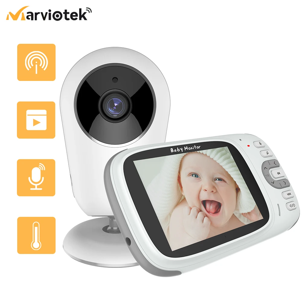 

VB609 Electronic Baby Monitor Camera Newborn Baby Stuff 3.2 Inch Baby LCD Video Surveillance Babyphone Security Protection