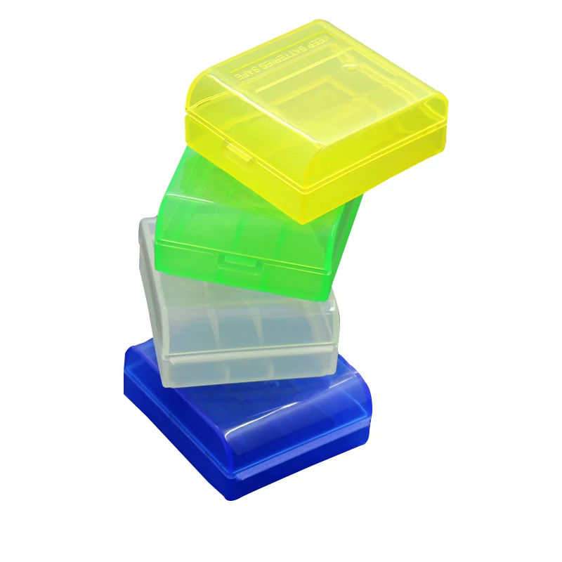 

10pcs/lot Plastic Battery Holder Storage Box Protective Case for 2 X CR123A CR2 16340 14250 Lithium Batteries Cover