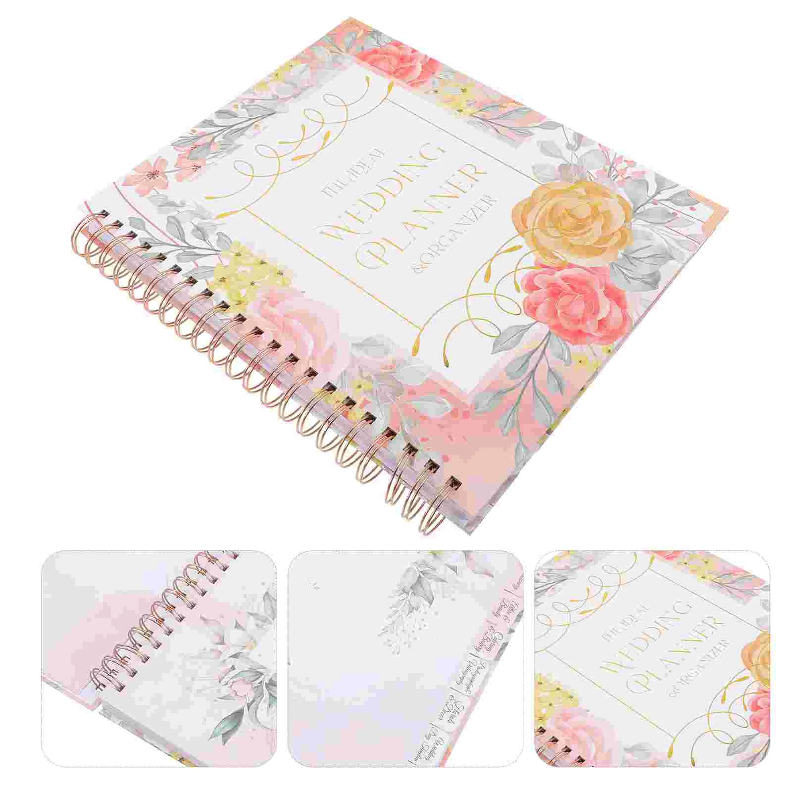 

Wedding Planner Notebook Notepad Engagement Memory Practical Convenient Schedule Countdowngift